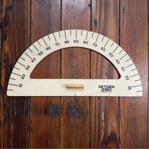 Vintage mcm Dietzgen 1298-D Blackboard Protractomade in USA